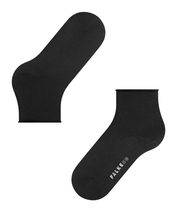 Falke Cotton Touch Short Socks in Black