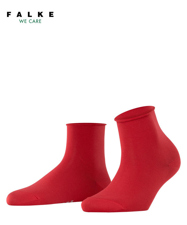 Falke Cotton Touch Short Socks in Scarlet