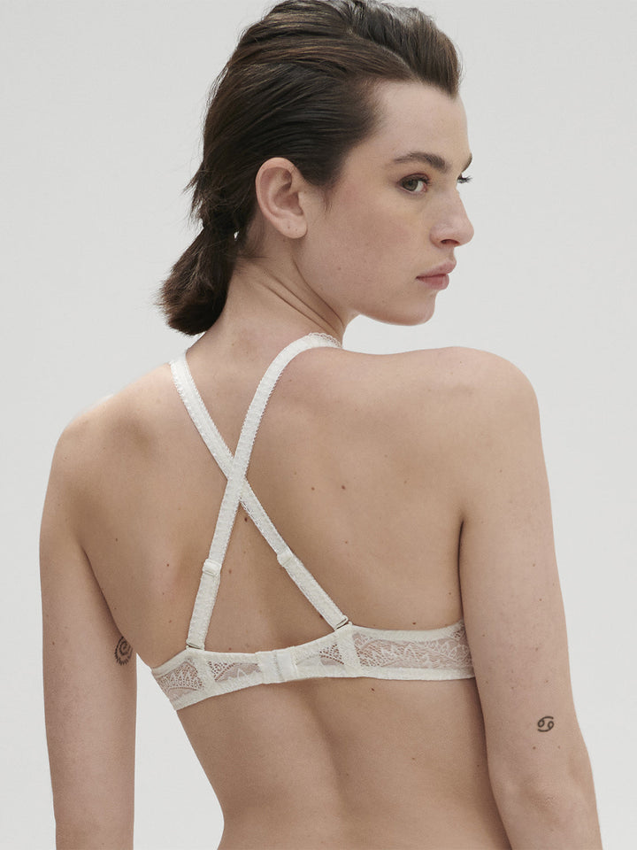 Simone Pérèle Karma Soft Cup Triangle Bra in Natural