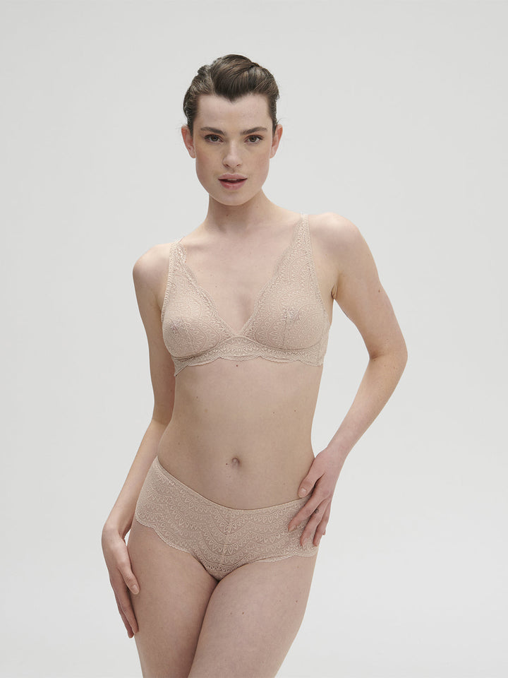 Simone Pérèle Karma Soft Cup Triangle Bra in Pink Skin