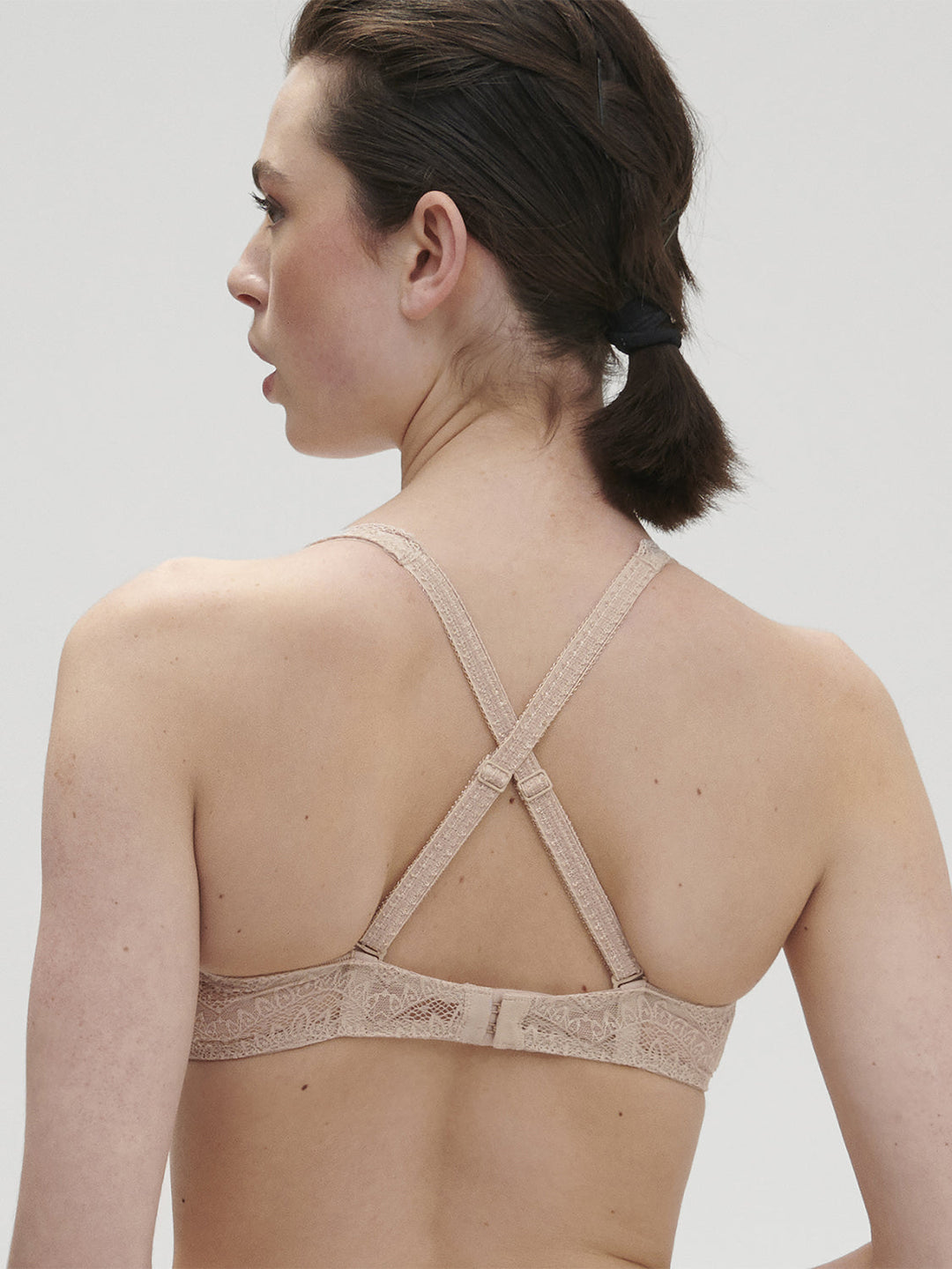 Simone Pérèle Karma Soft Cup Triangle Bra in Pink Skin