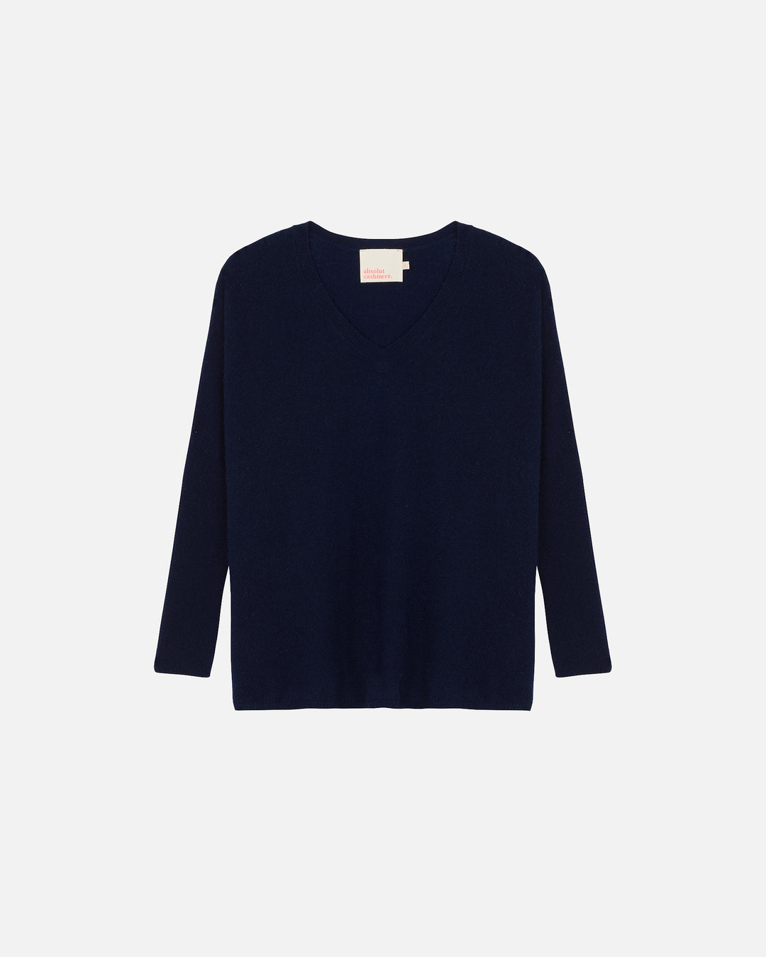 Absolut Cashmere Camille V Neck Jumper in Nuit