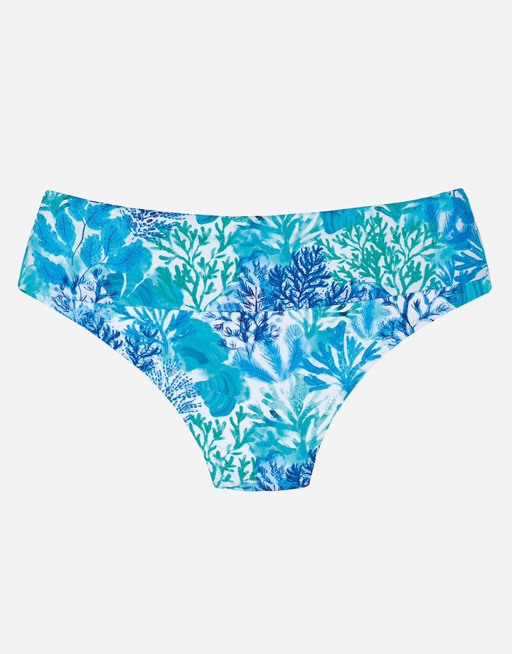 Tessy Arlet Padded Bikini with Full Brief in Blue Coral