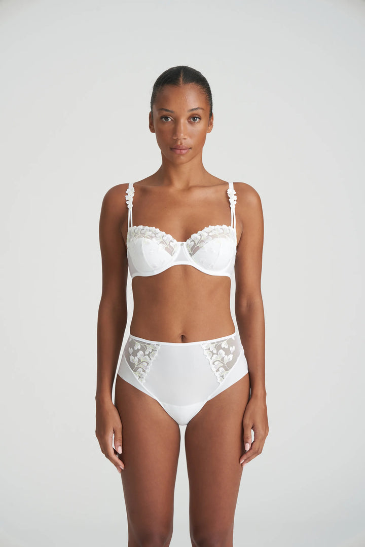 Marie Jo Leda Half Padded Balcony Bra in White