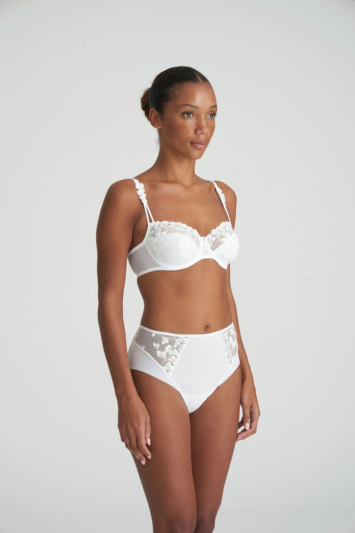 Marie Jo Leda Half Padded Balcony Bra in White