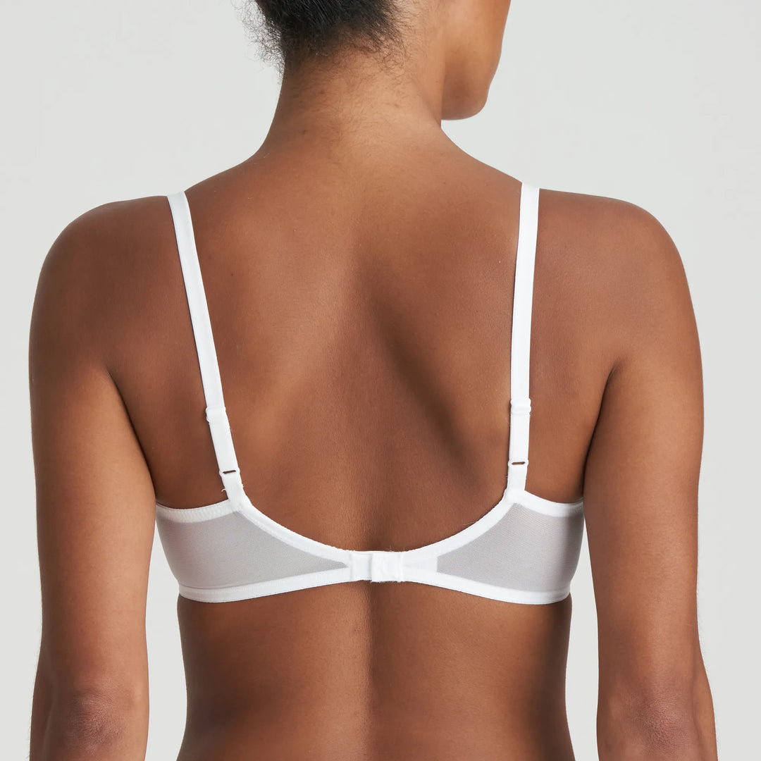 Marie Jo Leda Half Padded Balcony Bra in White