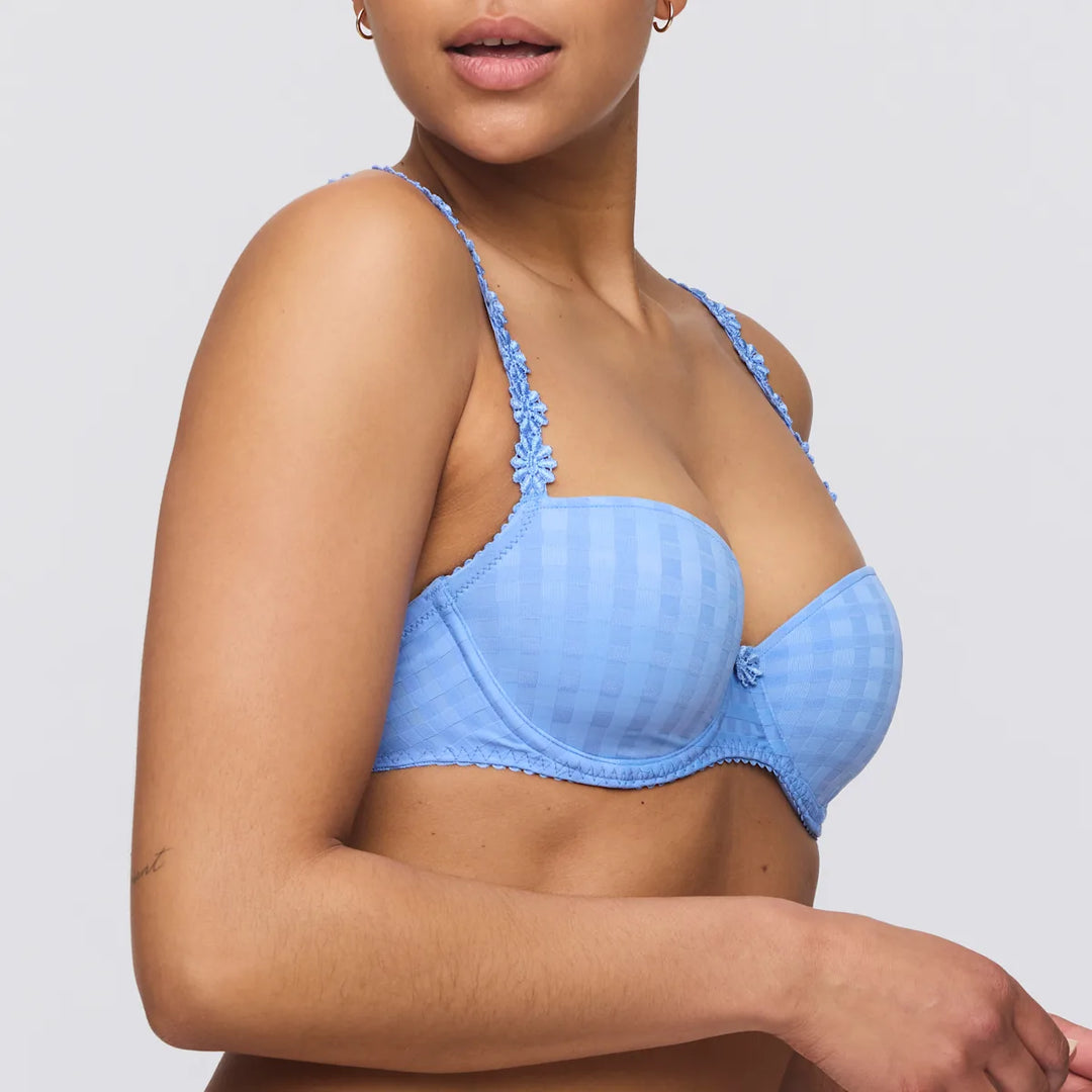 Marie Jo Avero Padded Balcony Bra in Santorini Blue