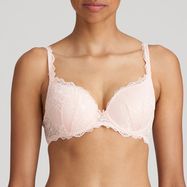 Marie Jo Manyla Padded Heart Shape Bra in Pearly Pink