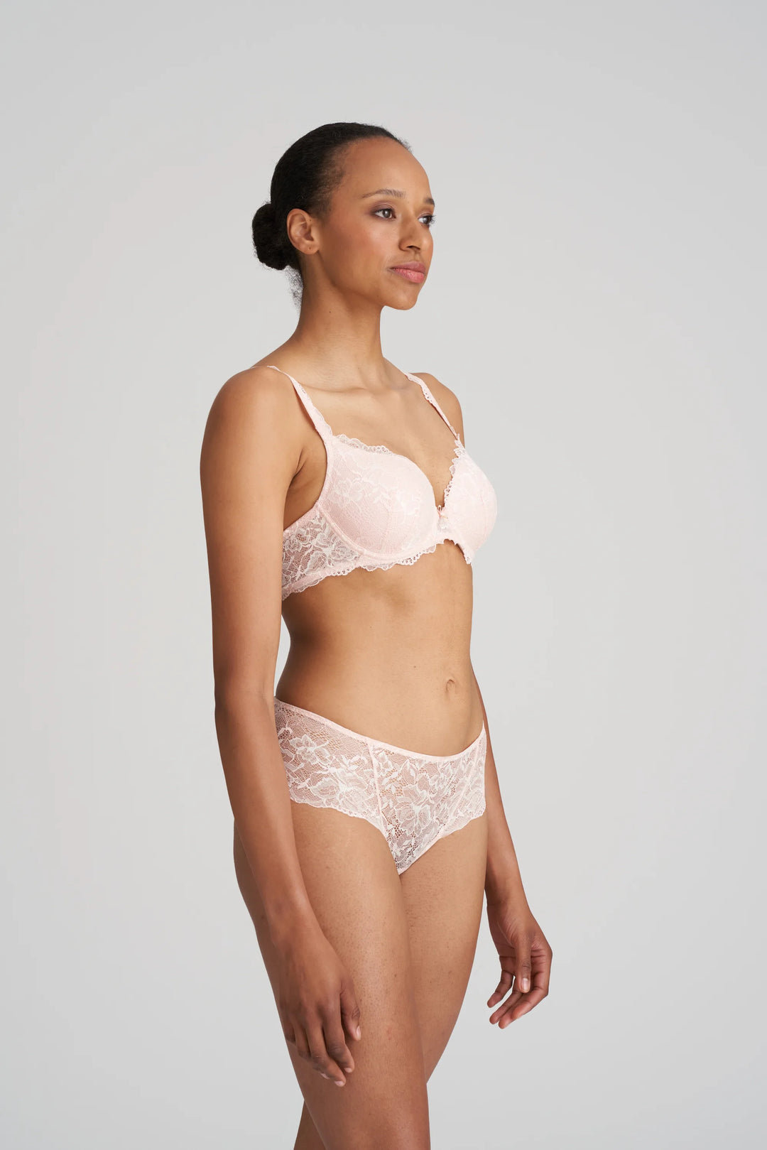 Marie Jo Manyla Padded Heart Shape Bra in Pearly Pink