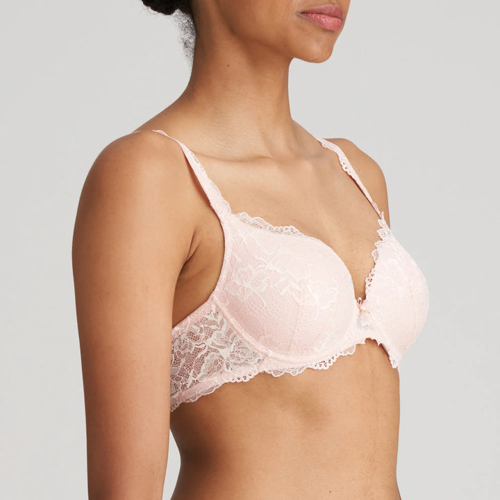 Marie Jo Manyla Padded Heart Shape Bra in Pearly Pink