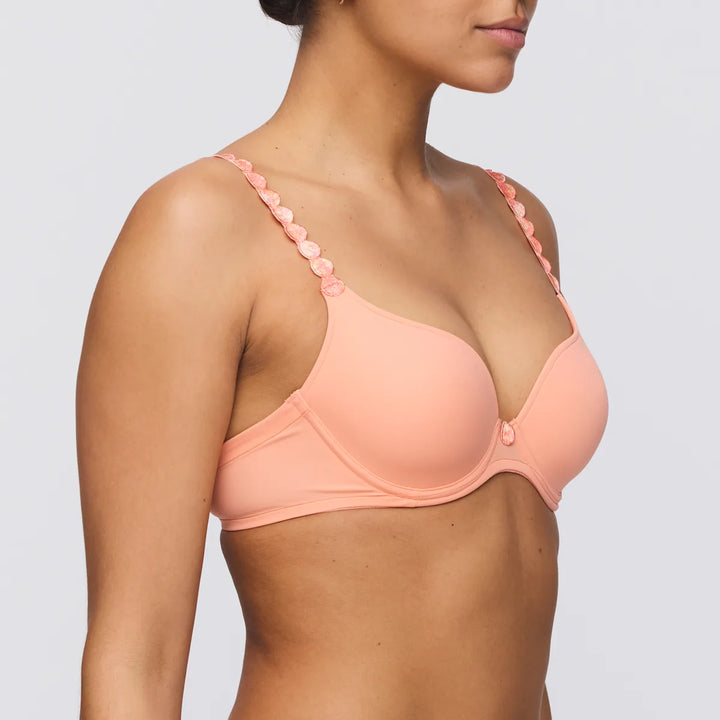 Marie Jo Tom Padded Heart Shape Bra in Papaya Smoothie