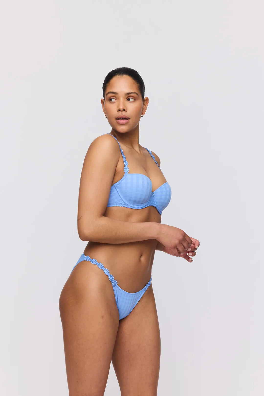 Marie Jo Avero Spaghetti Brief in Santorini Blue