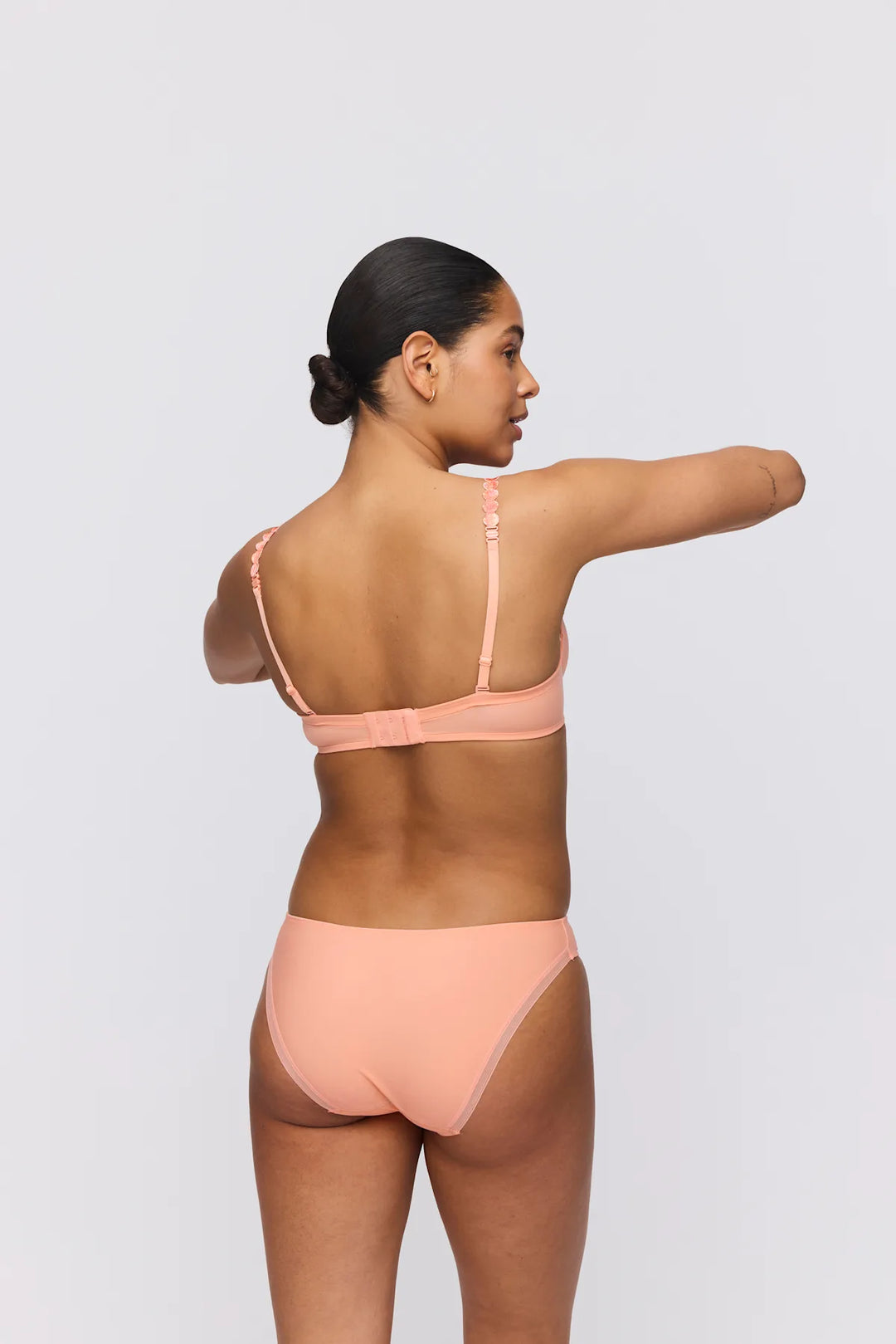 Marie Jo Tom Padded Heart Shape Bra in Papaya Smoothie