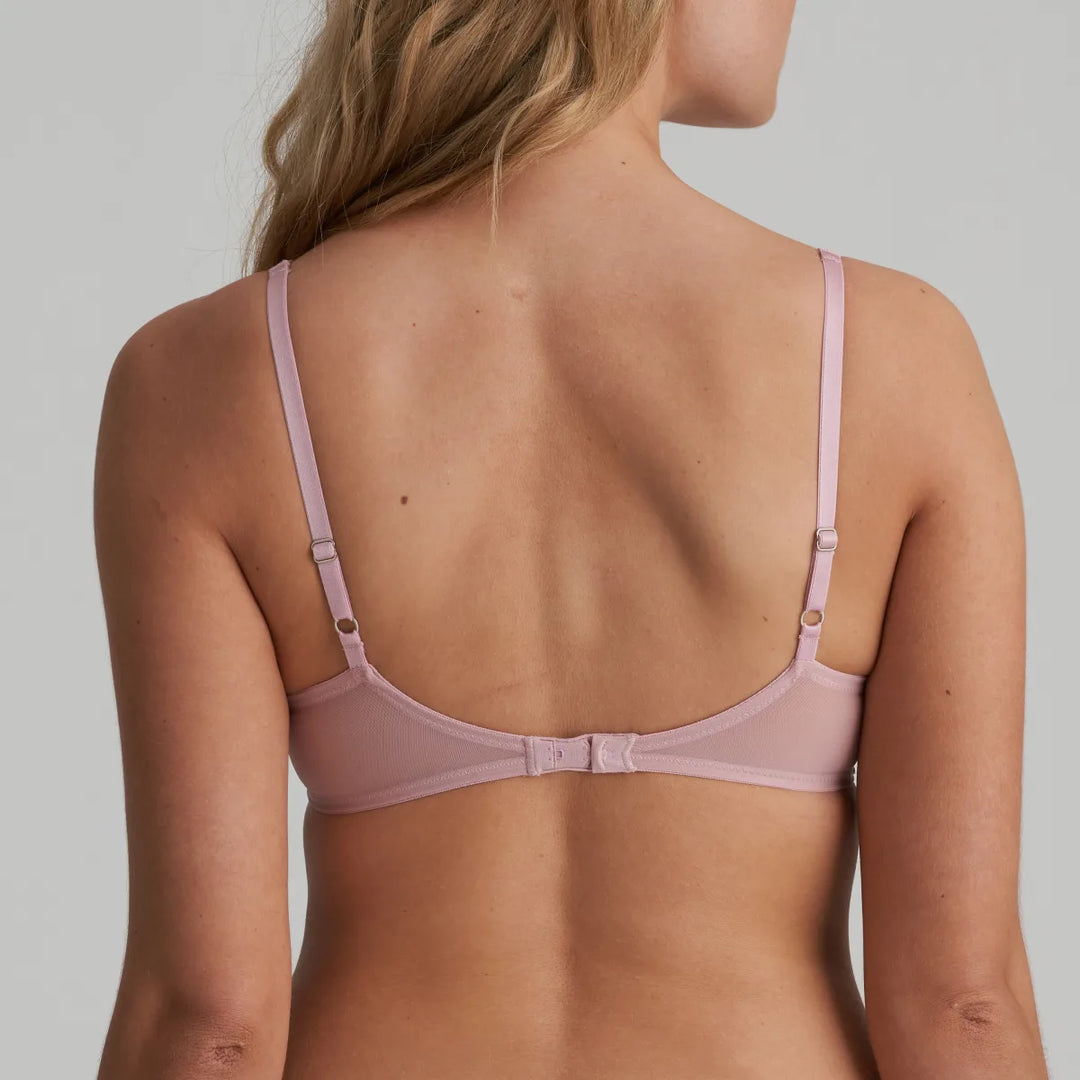 Marie Jo Agnes Plunge Soft Cup Bra in Vintage Pink