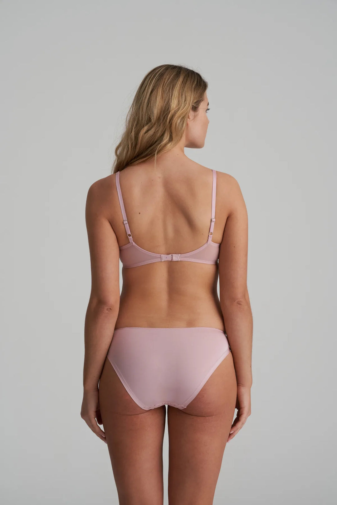 Marie Jo Agnes Plunge Soft Cup Bra in Vintage Pink