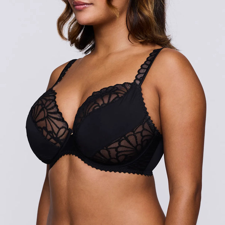 Prima Donna Gallipoli Plunge Bra in Black