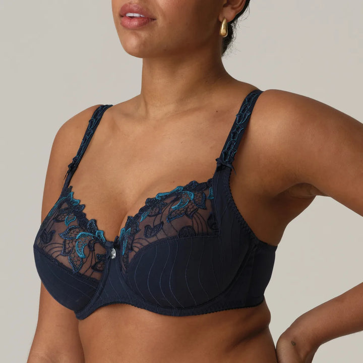 Prima Donna Deauville Full Cup Bra B - E Cup in Velvet Blue