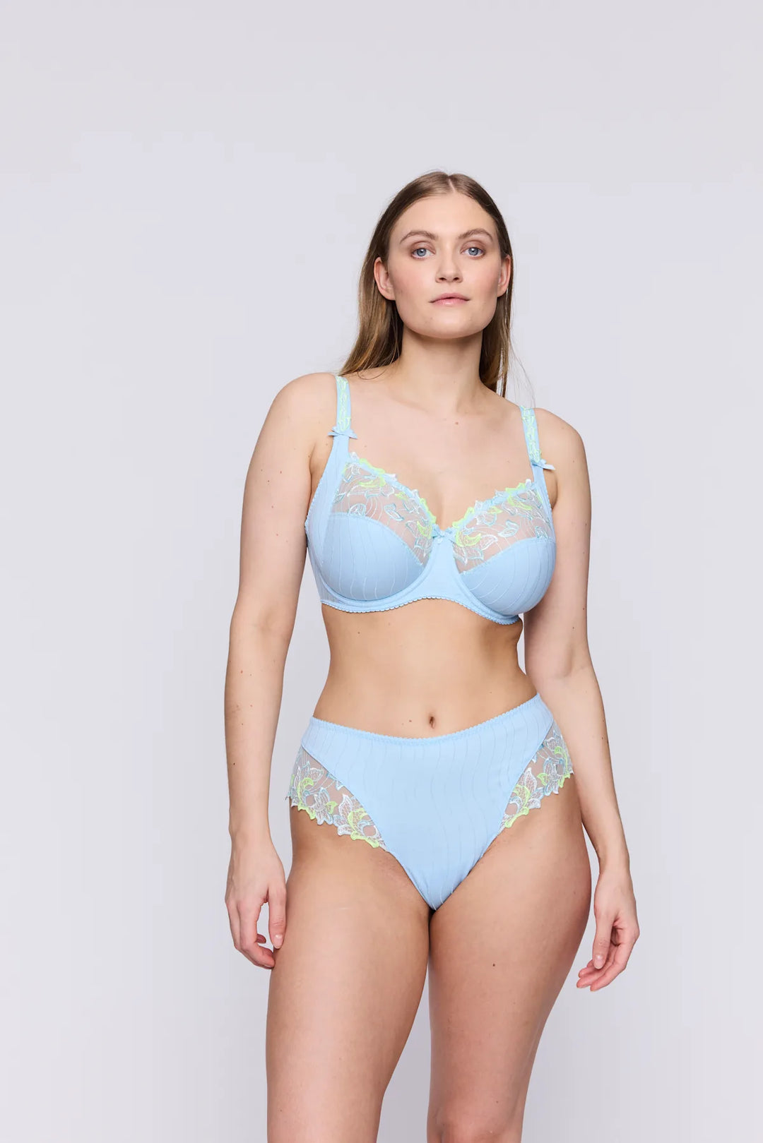 Prima Donna Deauville Full Cup Bra F - H Cup in Milky Blue