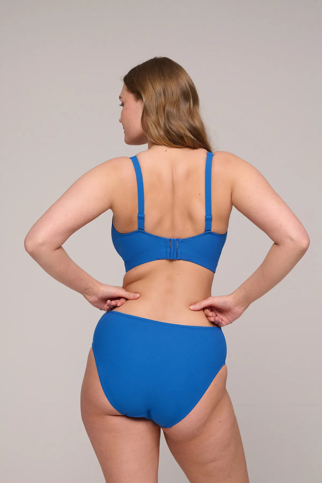 Prima Donna Swim Aswan Bikini with Full Brief Bottom in Delphinium Cheer Blue