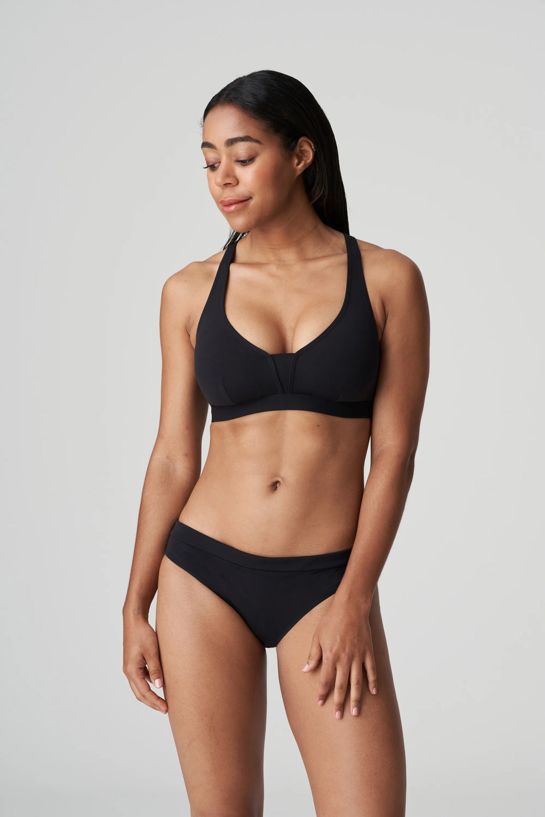 Prima Donna Swim Holiday Plunge Bikini in Black