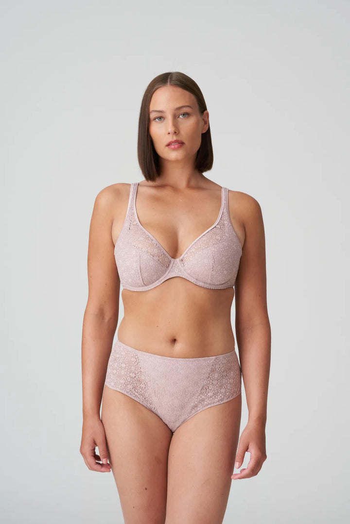 Prima Donna Twist Epirus Half Padded Plunge Bra in Bois de Rose