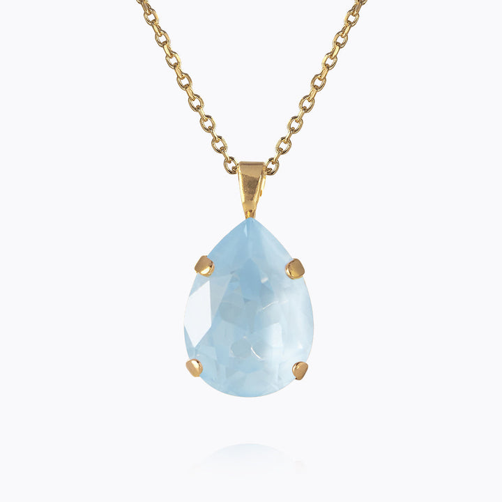 Caroline Svedbom Gold Plated Mini Drop Necklace in Sky Ignite