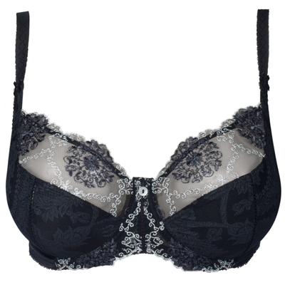 Empreinte Lilly Rose Low Neck Bra in Black