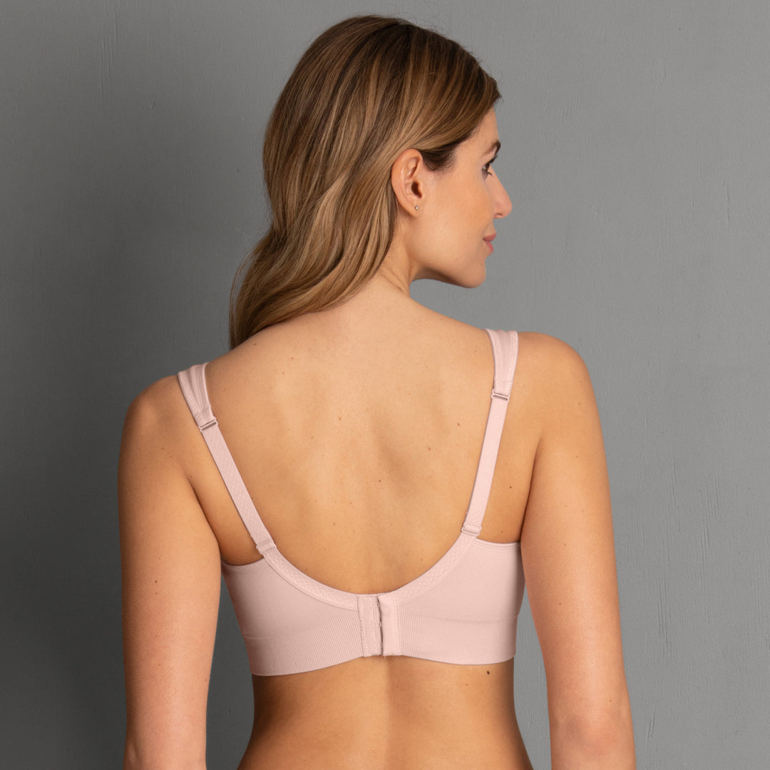 Anita Lotta Soft Cup Wireless Mastectomy Bra in Lotus Pink